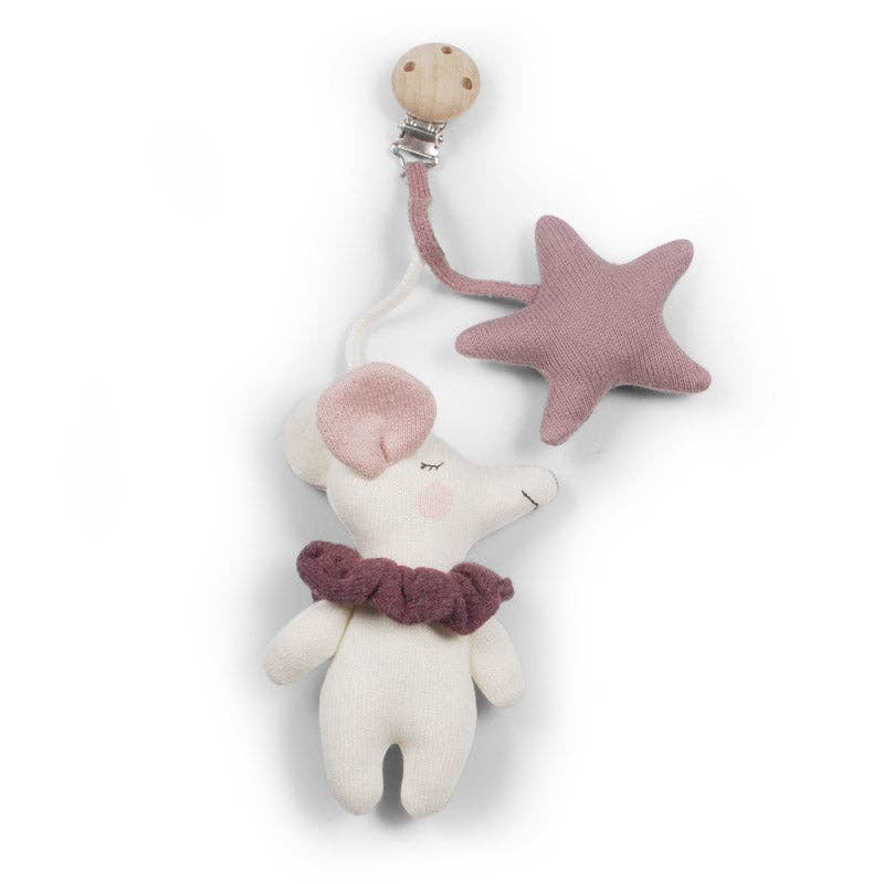 Saga Copenhagen - Pram Toy - Fawn - Organic Cotton