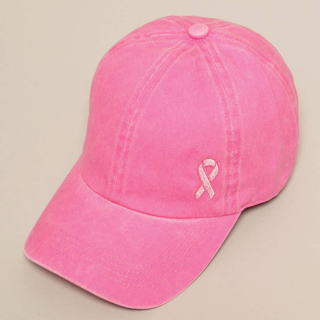 Fashion City - Breast Cancer Awareness Ribbon Baseball Cap