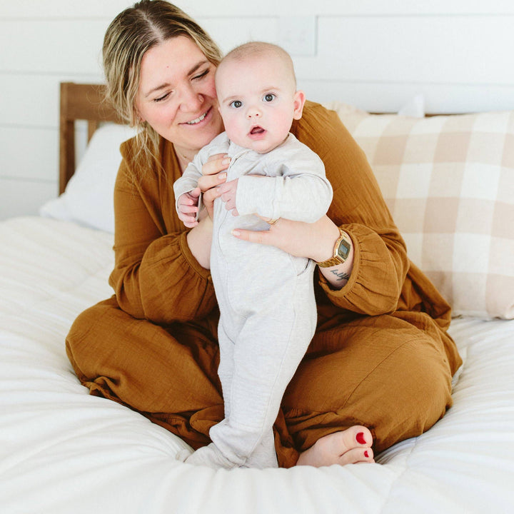 goumikids - Grow With You Footie + Loose Fit - Storm Gray