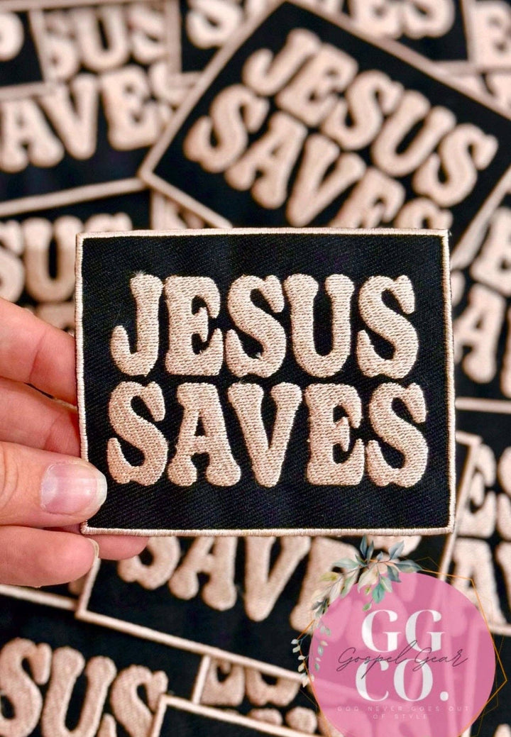 Gospel Gear Co - Jesus Saves Embroidered Patch