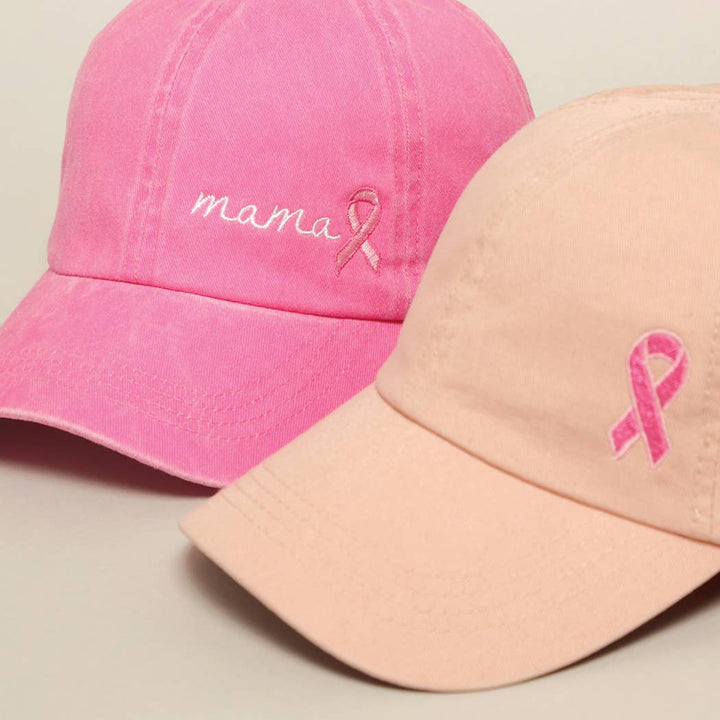Fashion City - Breast Cancer Awareness Ribbon Baseball Cap