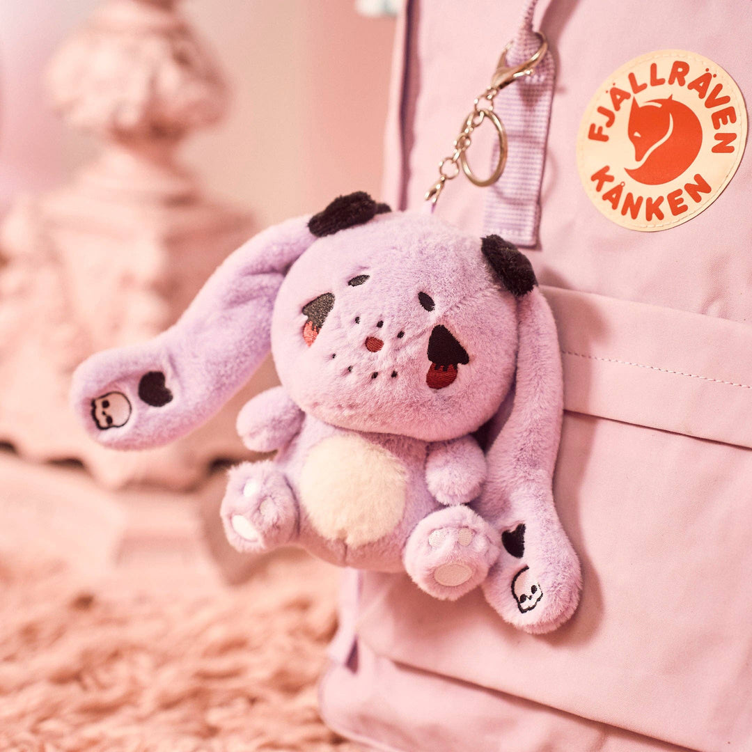 Tiny Protectors - Vivienne the Goth Bunny Plush Keychain