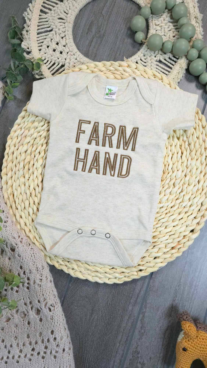 Wonderfully Made - Baby Bodysuit | Farm Hand