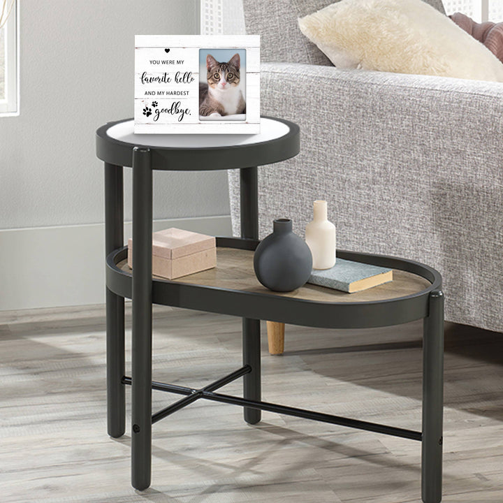 LifeSong Milestones - Pet Keepsake Memorial Photo Frame: My Favorite Hello