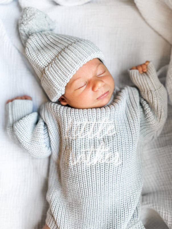 Brave Little Lamb the Label - Sibling Announcement Romper