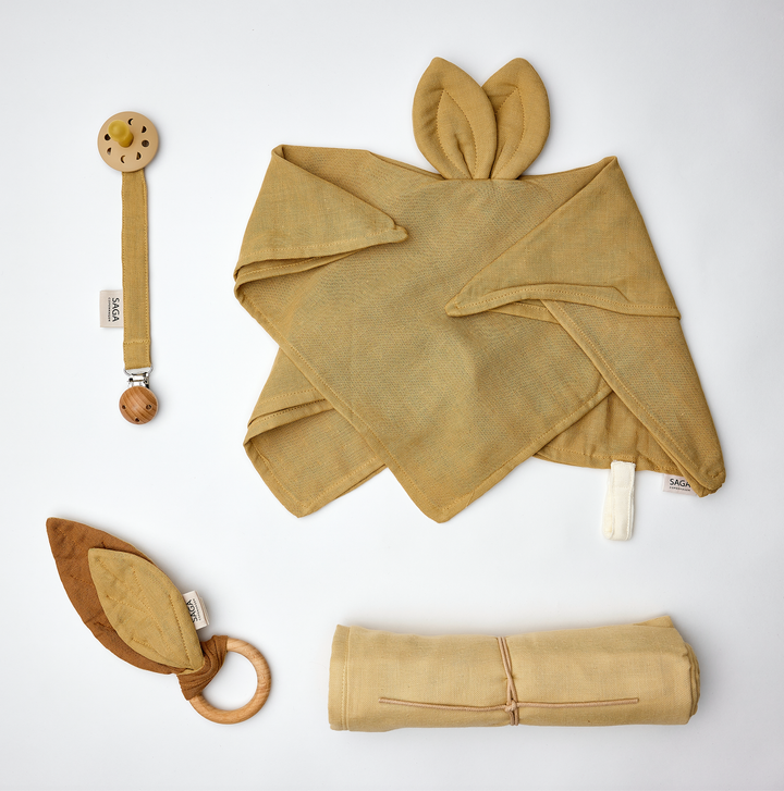 Saga Copenhagen - Cuddle Cloth - Honey -  100% Organic cotton