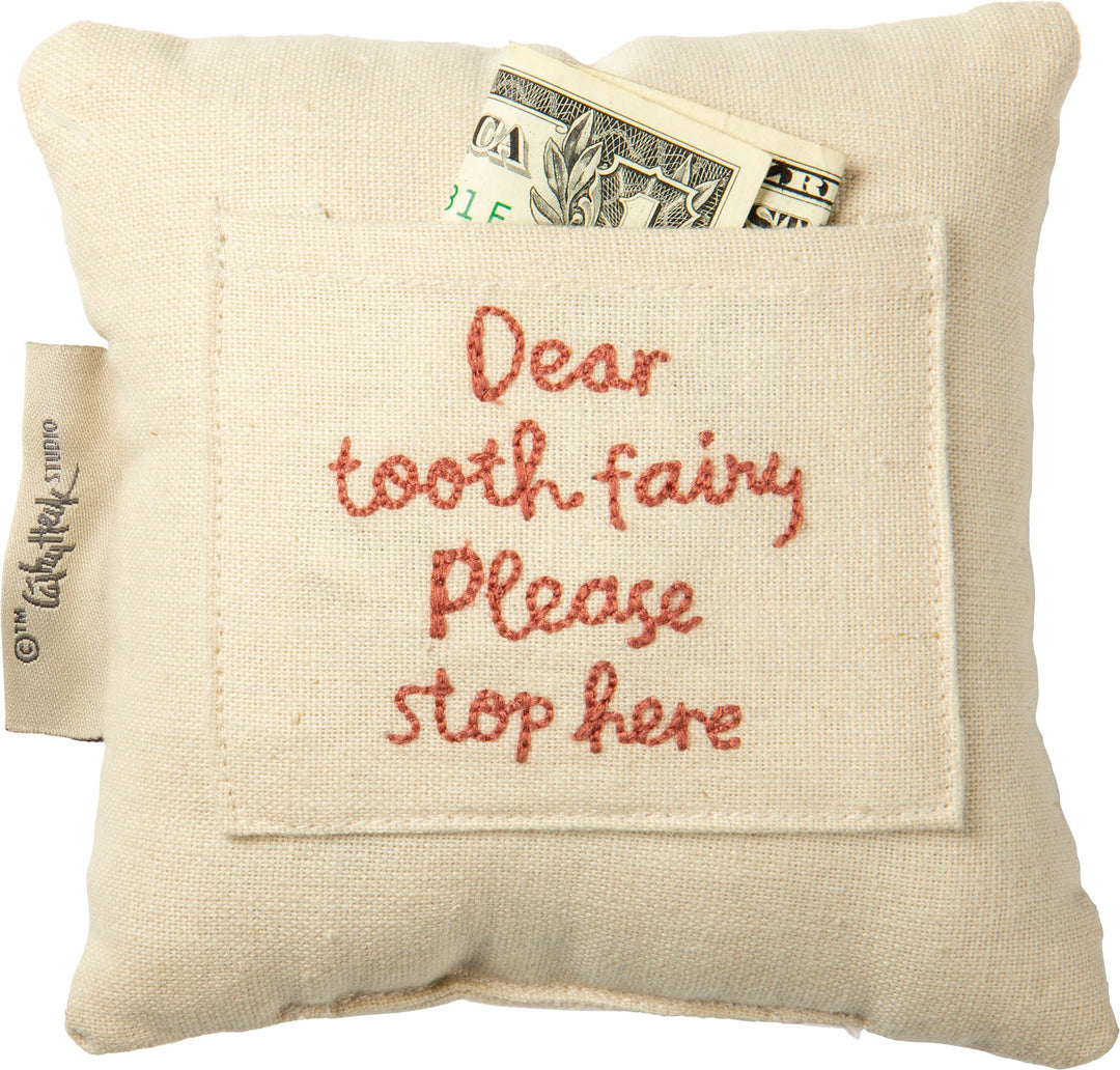 Primitives by Kathy - Pink Tooth Fairy Pillow