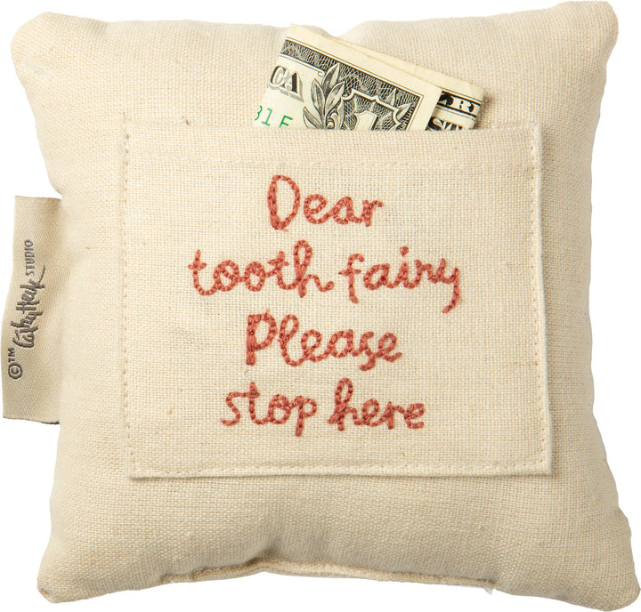 Primitives by Kathy - Pink Tooth Fairy Pillow