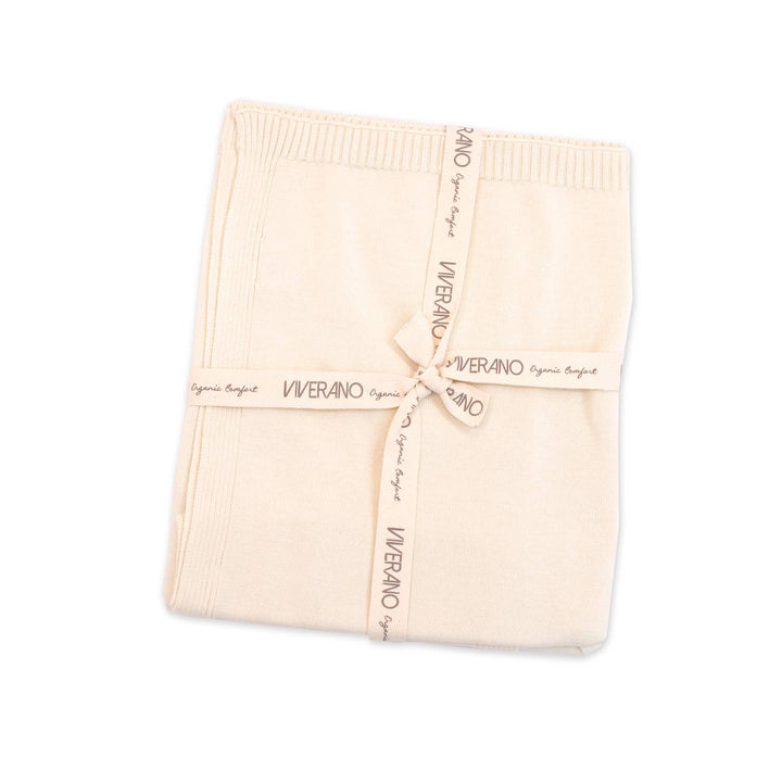 Viverano Organics - Milan Pastel Baby Blanket Sweater Knit (Organic Cotton)