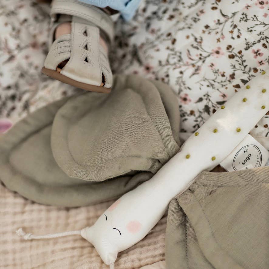 Saga Copenhagen - Baby Toys - Soft Butterfly - Green Tea - Organic Cotton