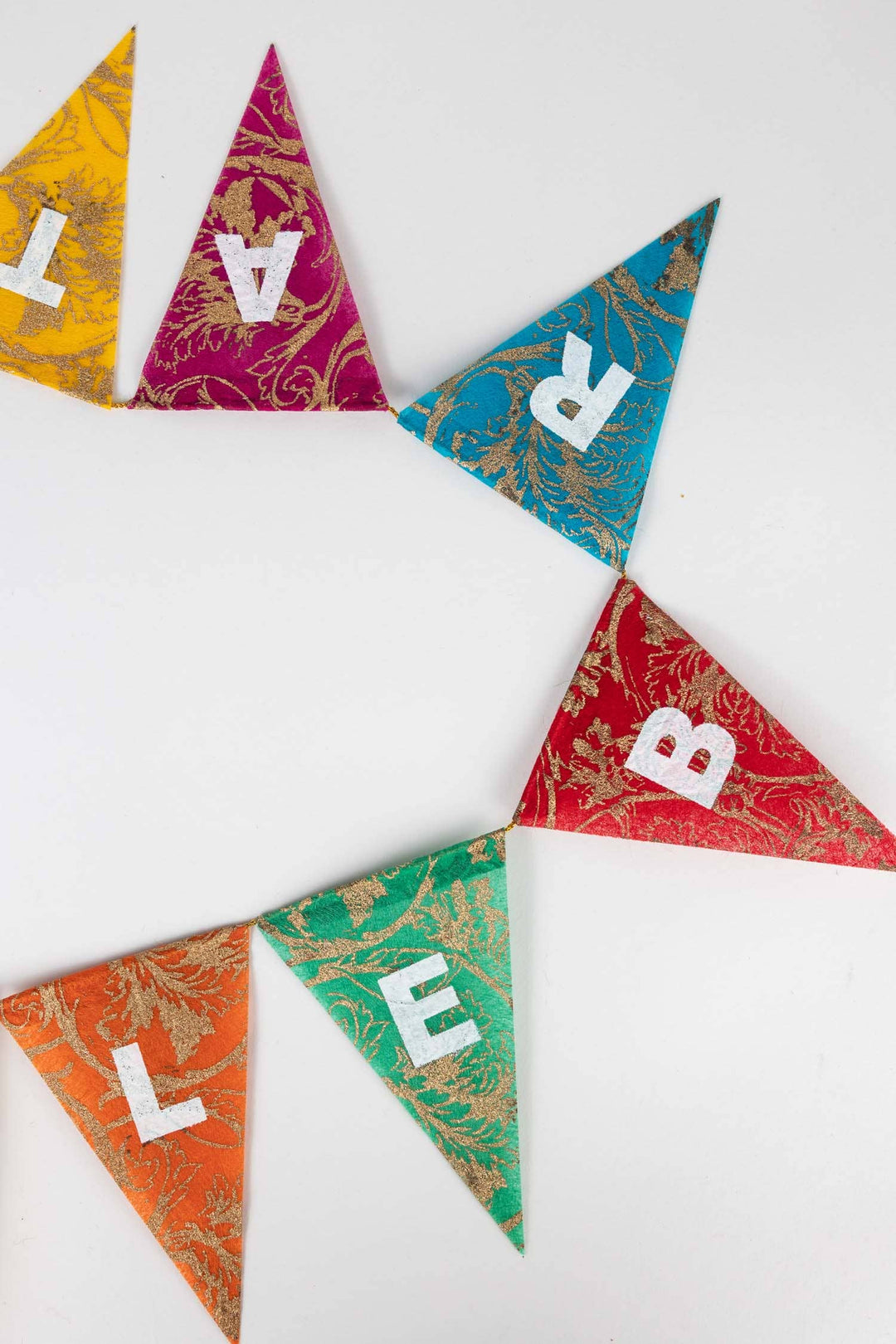 Ten Thousand Villages - * CELEBRATE Silk Paper Garland