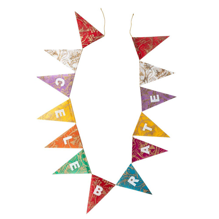 Ten Thousand Villages - * CELEBRATE Silk Paper Garland