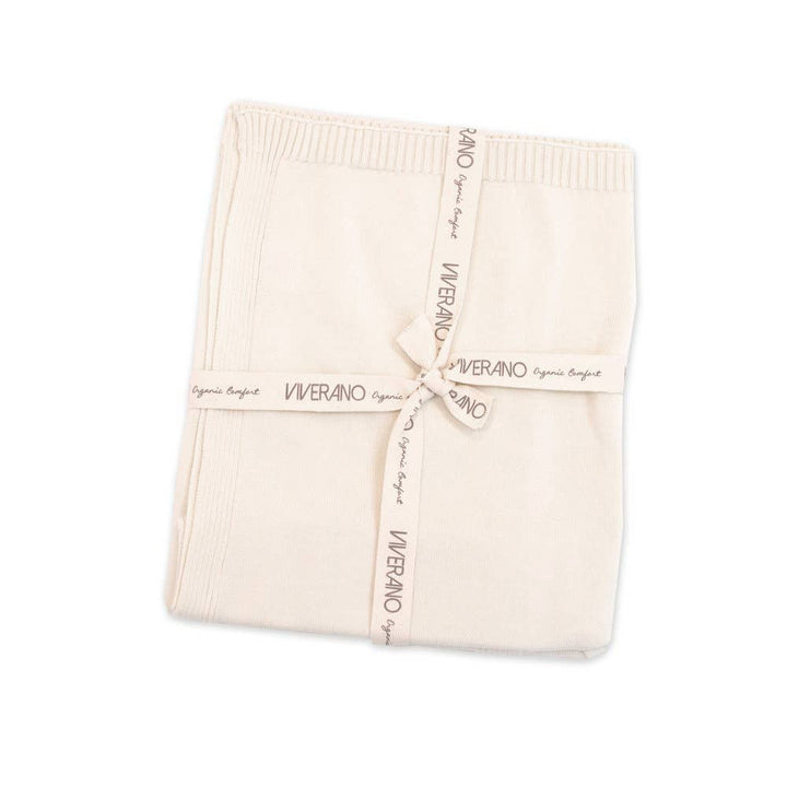 Viverano Organics - Milan Pastel Baby Blanket Sweater Knit (Organic Cotton)
