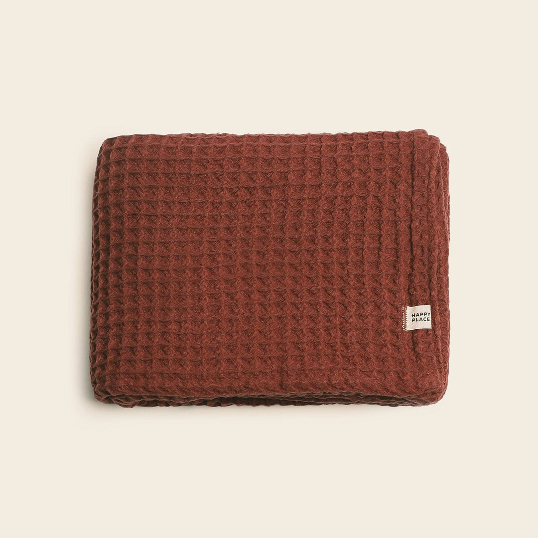 Happy Place Brand - The Weightless Waffle Throw Blanket