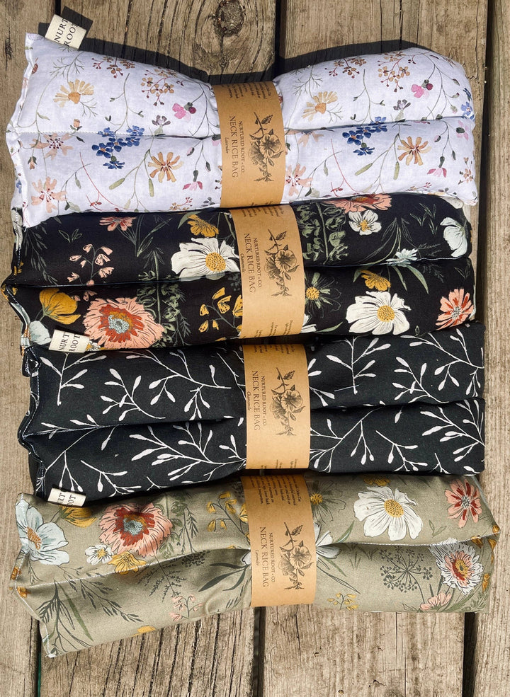 Nurtured Root Co. - Neck and Shoulder Hot & Cold Rice Bag