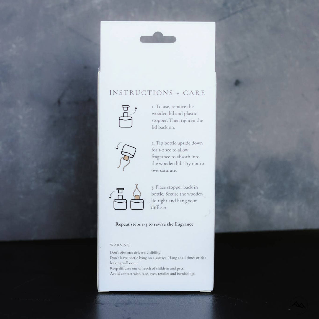 Cedar Mountain Candle - Car Diffuser Air Freshener - Choose Your Scent