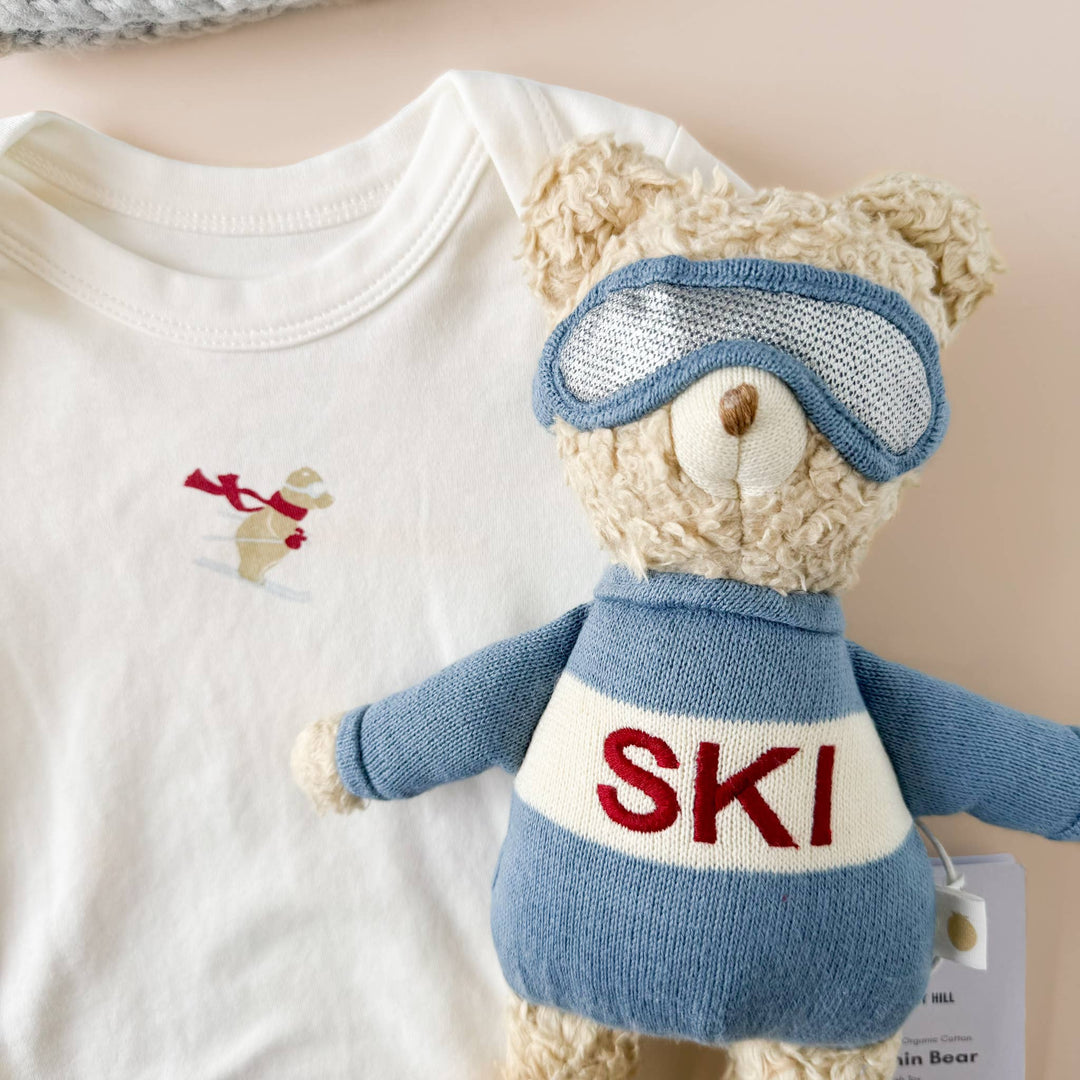 The Blueberry Hill - Benjamin Bear Ski Plushie | Baby Kids Toy Animal Fall Winter