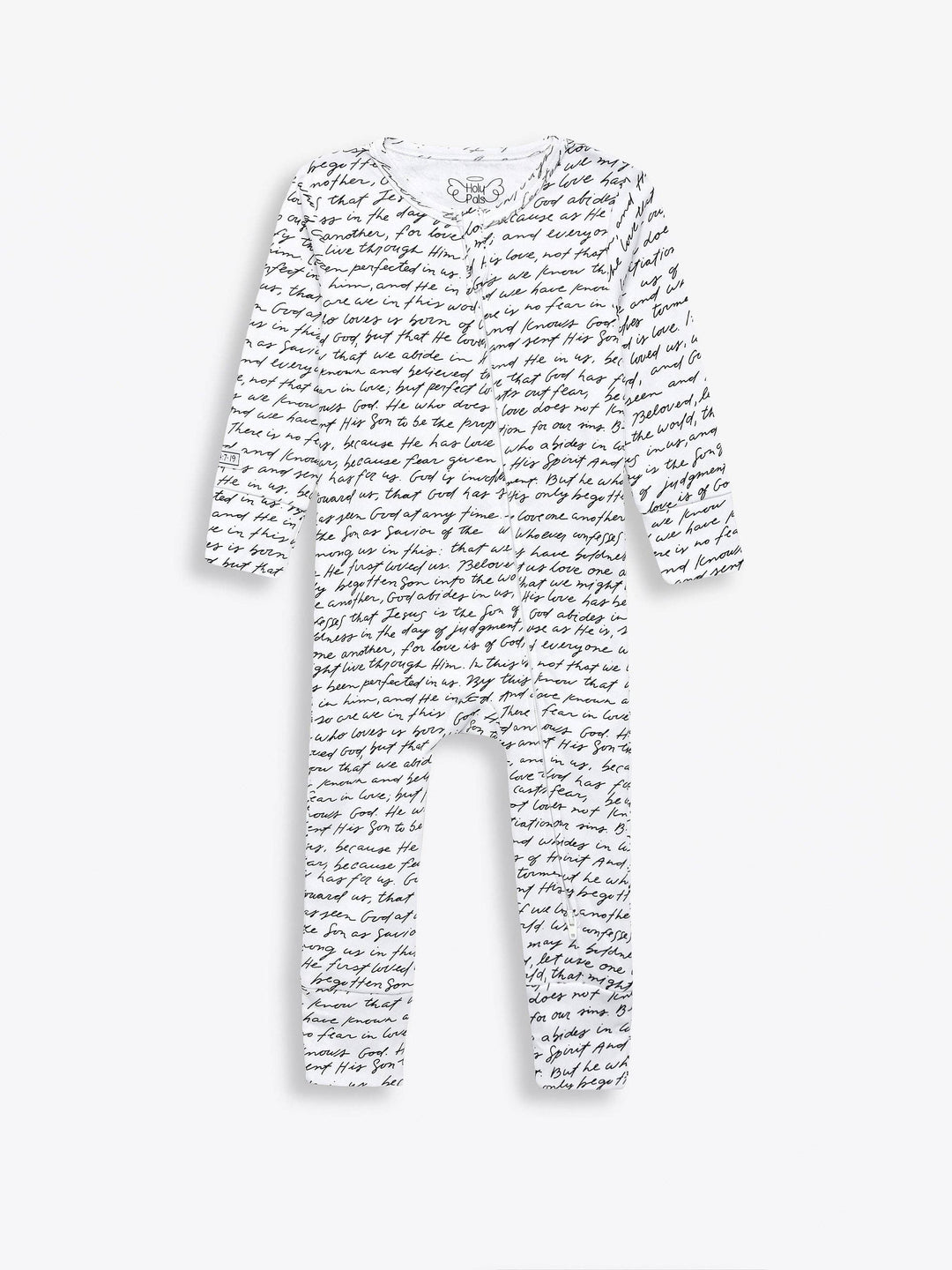 Holy Pals - Love One Another Footless Onesie Cotton