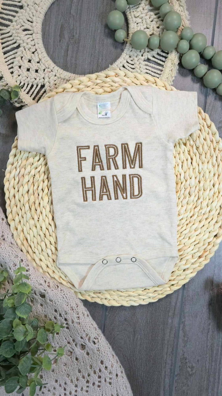 Wonderfully Made - Baby Bodysuit | Farm Hand