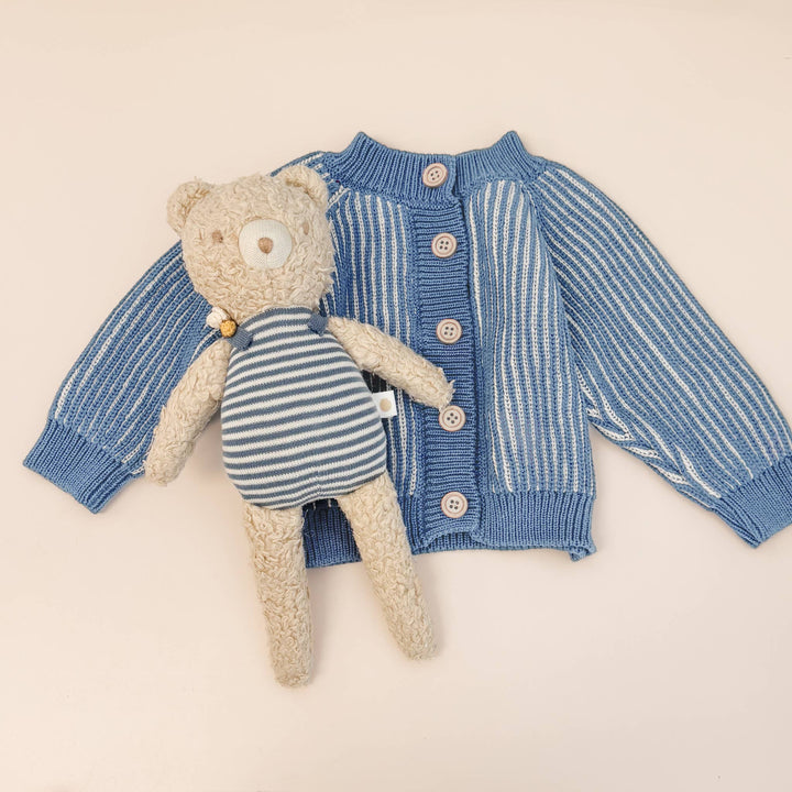 The Blueberry Hill - Bear Beekeeper Plushie Bee Baby Kids Toy Spring Summer Gift