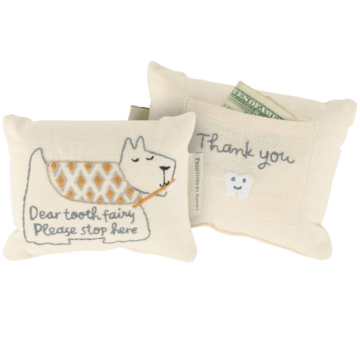 Primitives by Kathy - Puppy Tooth Fairy Pillow