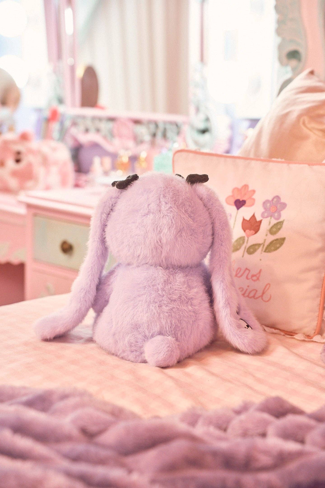 Tiny Protectors - Vivienne the Goth Bunny Heatable + Cooling Plush