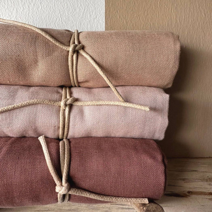 Saga Copenhagen - Muslin Cloth - Clay - 100% Organic Cotton