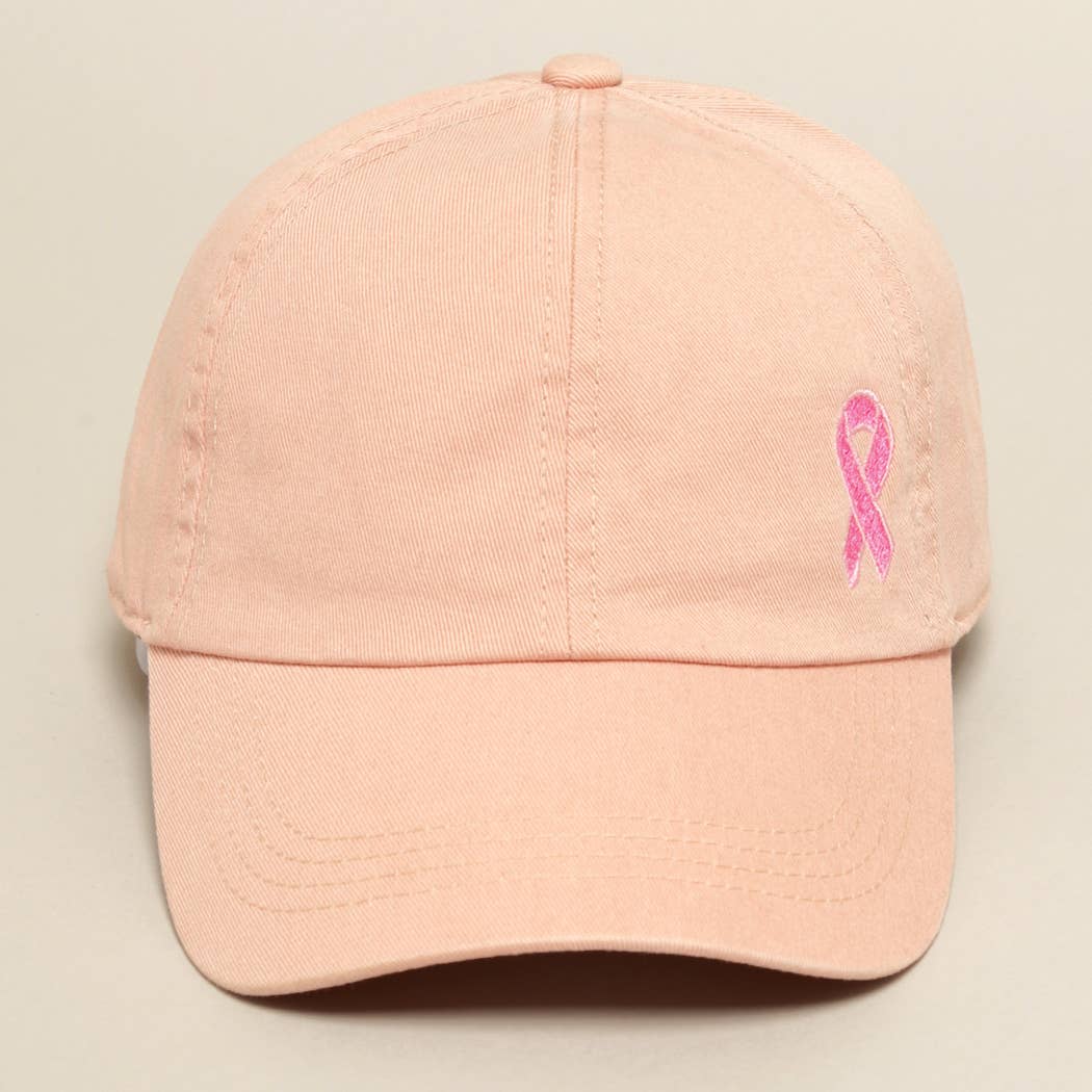 Fashion City - Breast Cancer Awareness Ribbon Baseball Cap