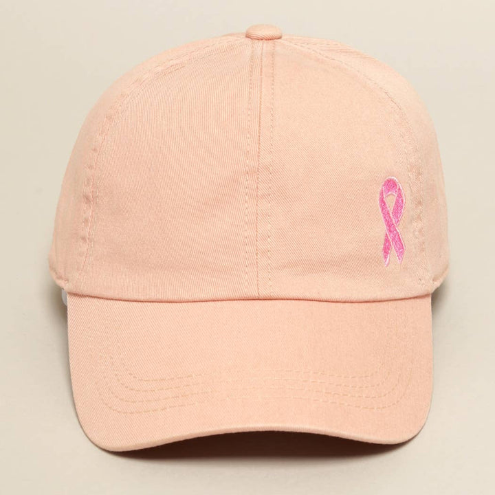 Fashion City - Breast Cancer Awareness Ribbon Baseball Cap