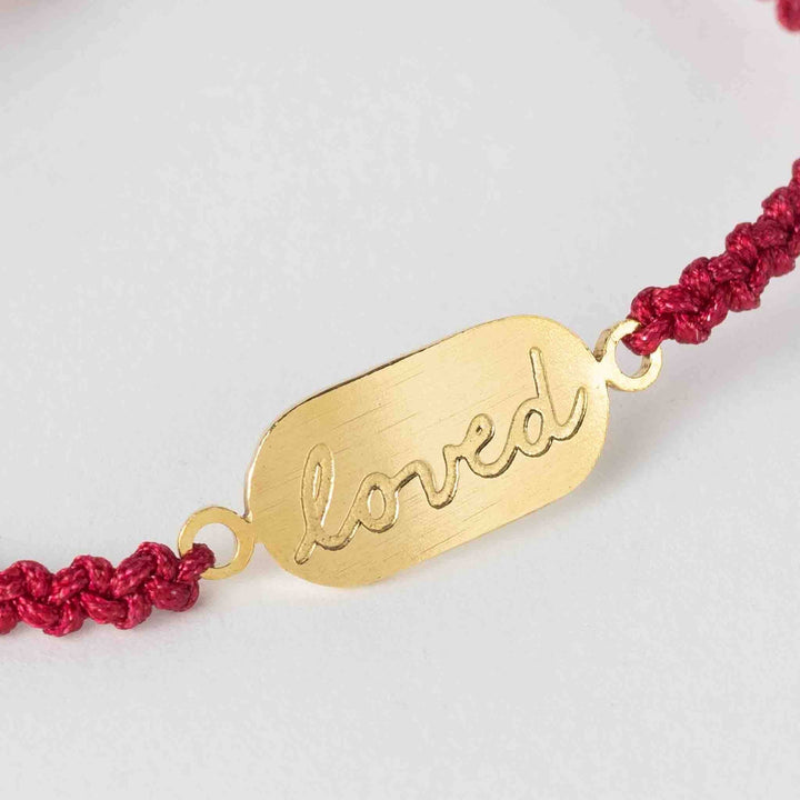Ten Thousand Villages - Affirmation Bracelet - You Are Loved