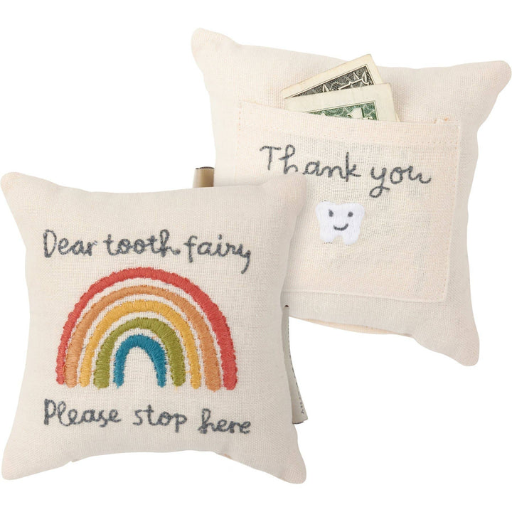 Primitives by Kathy - Rainbow Tooth Fairy Pillow