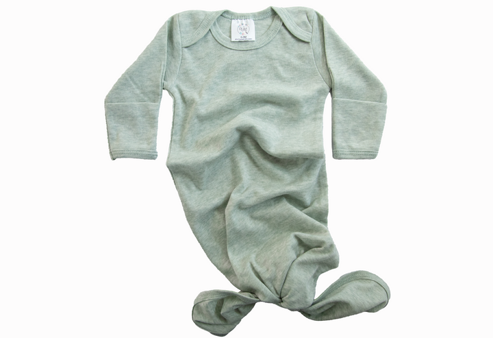 Wonderfully Made - Baby Knotted Gown - Heather Colors