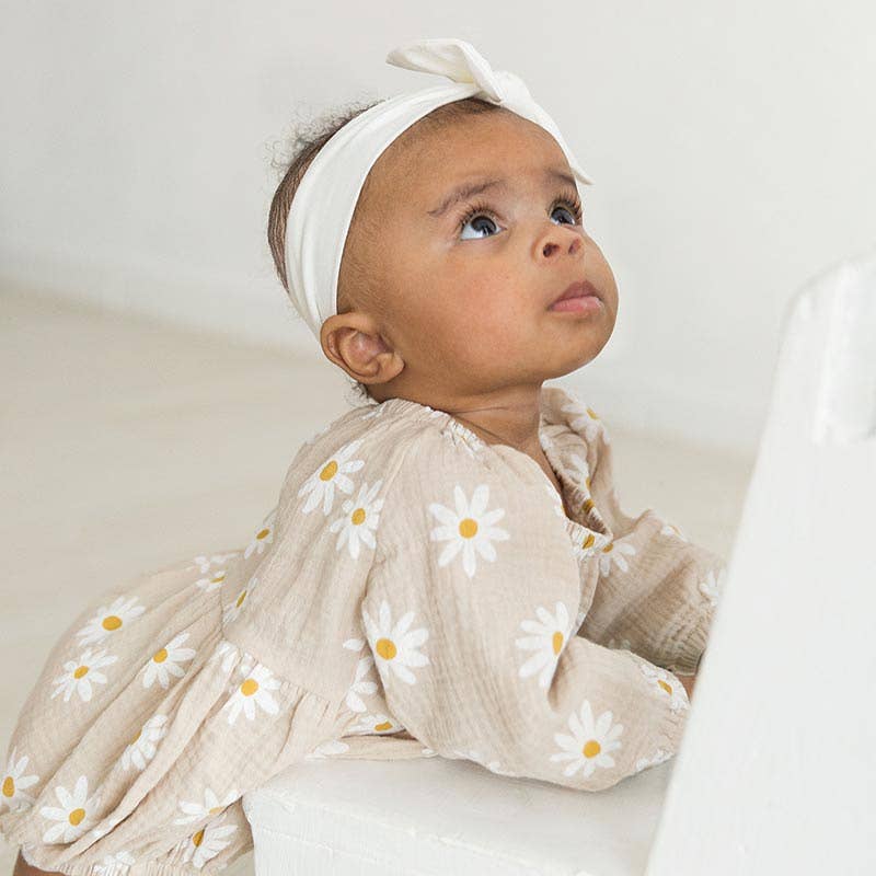 Stephan Baby by Creative Brands - Long Sleeve Romper - Daisy