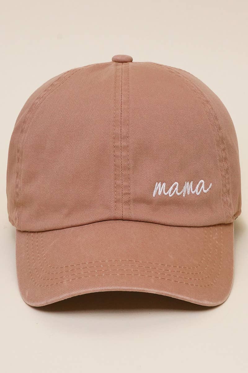 Fashion City - Mama Lettering Embroidery Baseball Cap