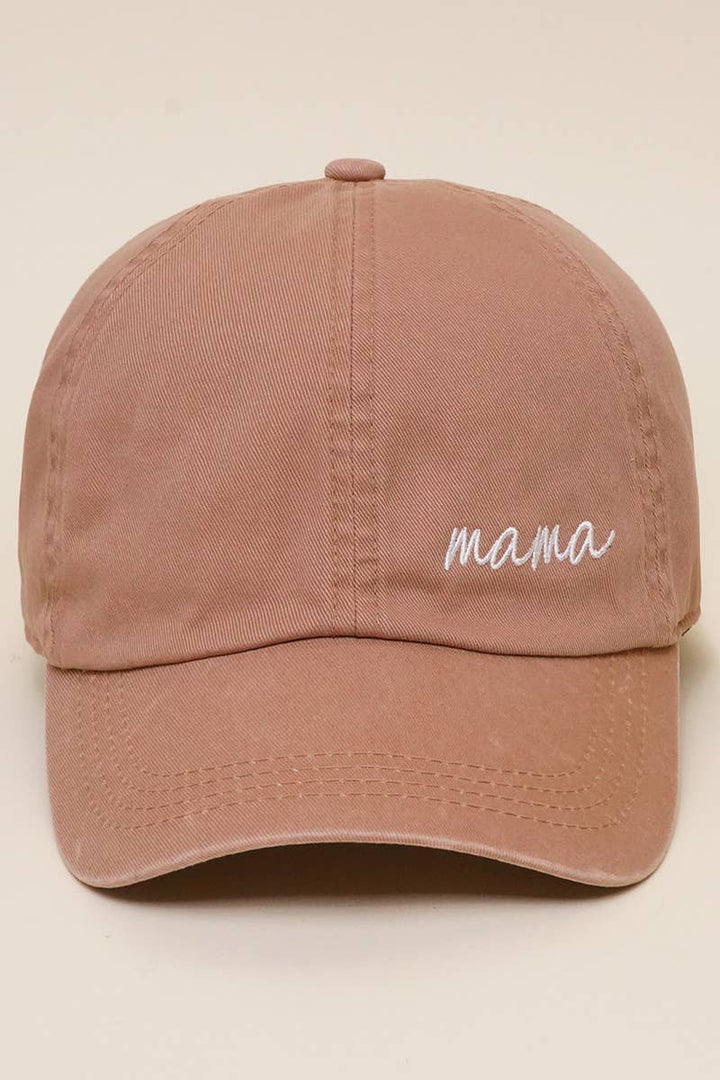 Fashion City - Mama Lettering Embroidery Baseball Cap