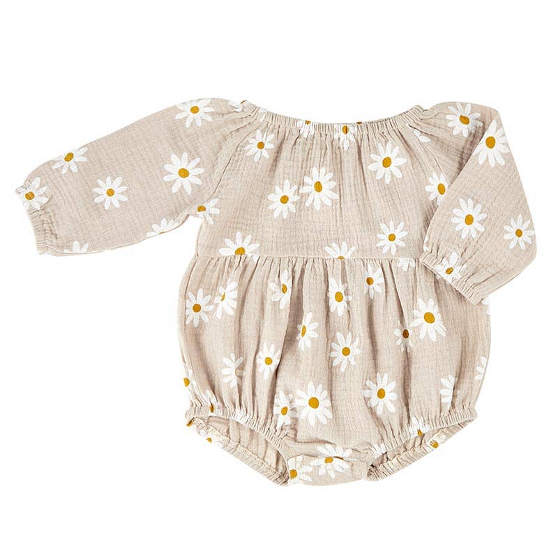 Stephan Baby by Creative Brands - Long Sleeve Romper - Daisy