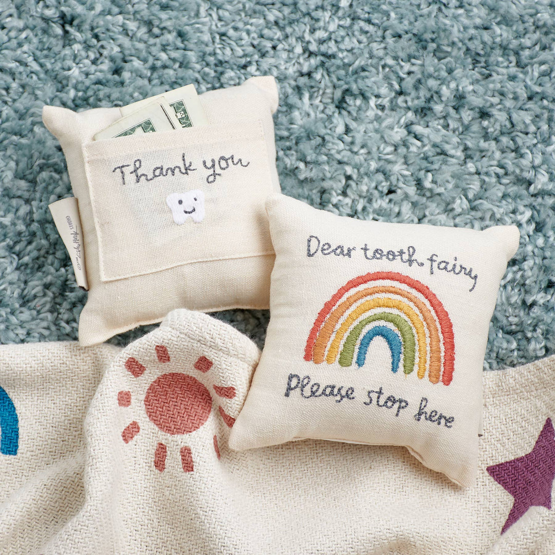 Primitives by Kathy - Rainbow Tooth Fairy Pillow