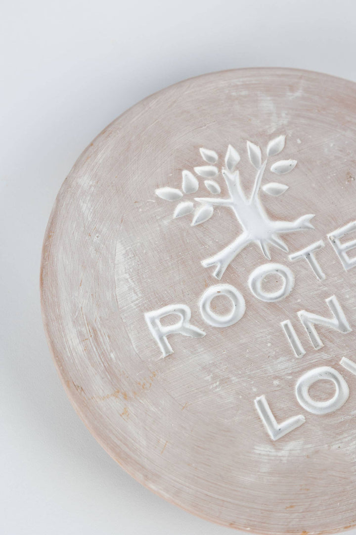 Ten Thousand Villages - Rooted in Love Garden Plaque