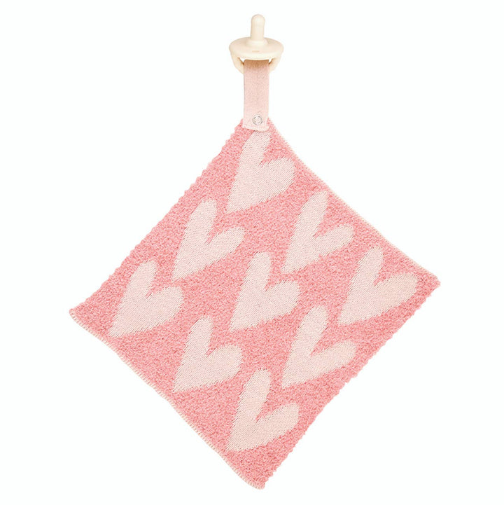 Stephan Baby by Creative Brands - Plush Pacifier Blankie - Hearts