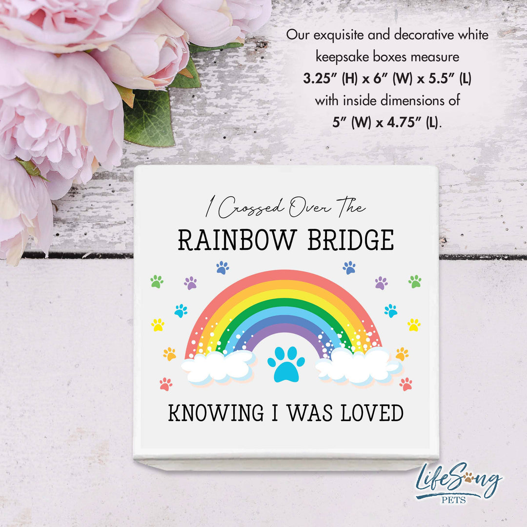 LifeSong Milestones - Rainbow Bridge Pet Memorial Keepsake Box