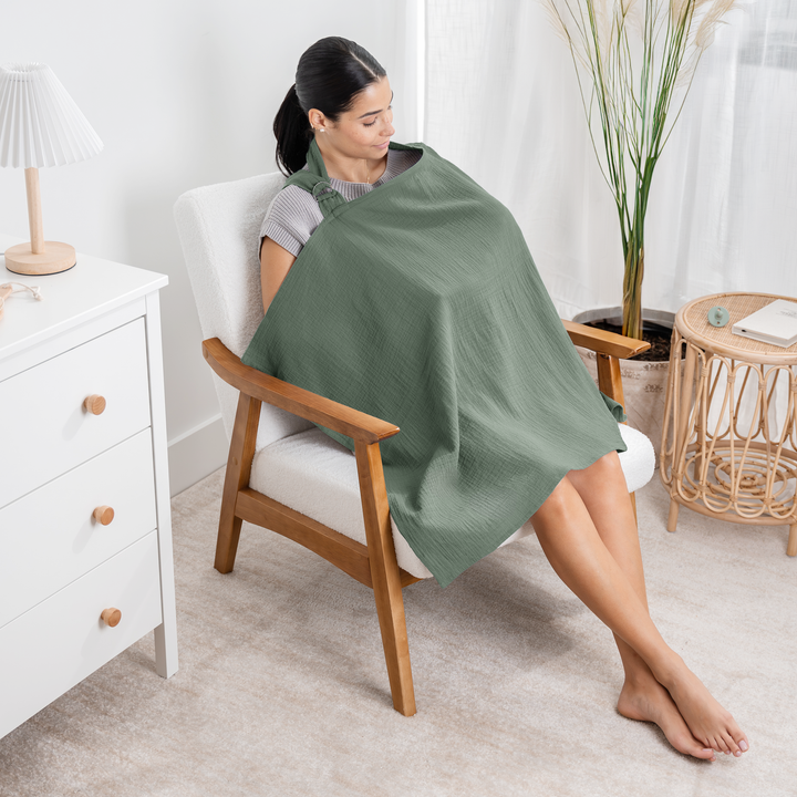 Comfy Cubs - Muslin Nursing Cover for Baby Breastfeeding by Comfy Cubs