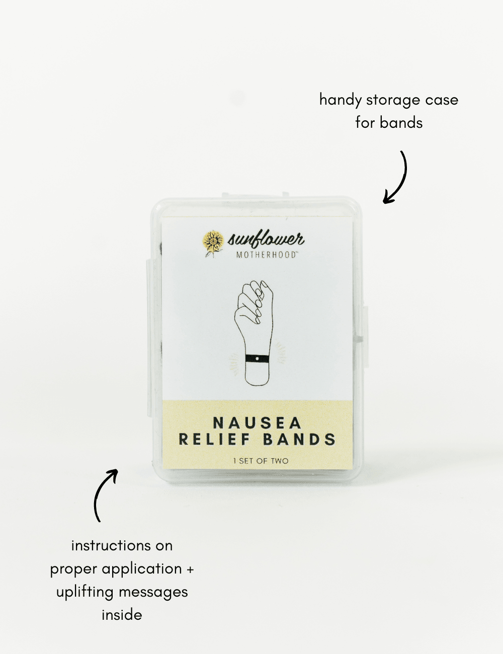 Sunflower Motherhood - Nausea Relief Bands | Morning Sickness Wristbands for Nausea