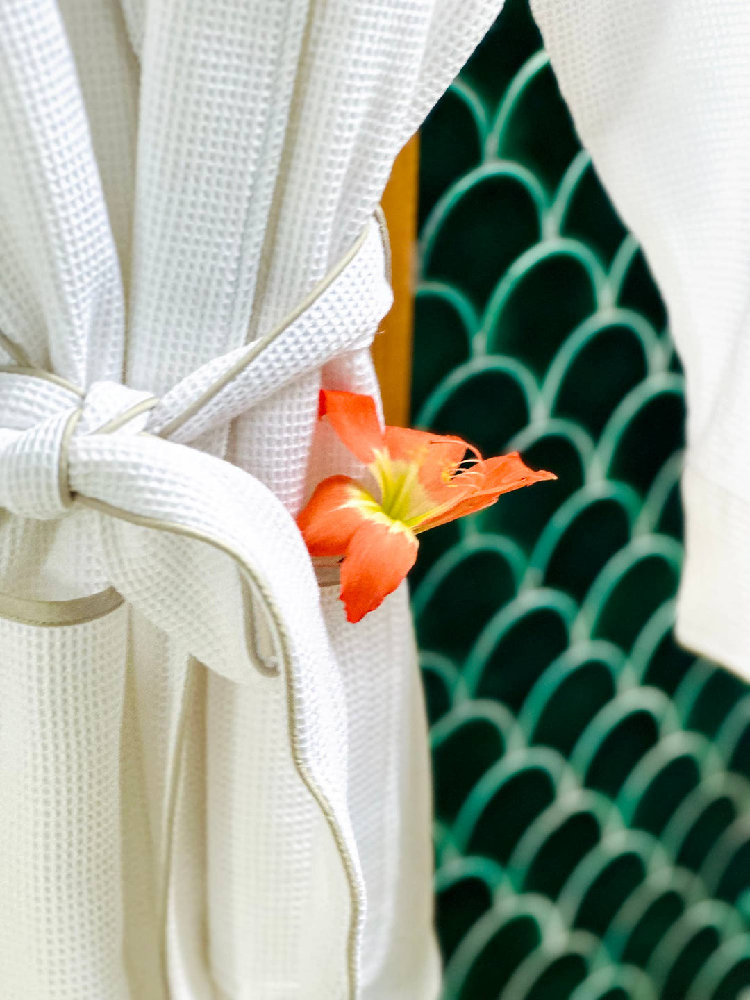 Viverano Organics - Women's Organic Waffle Weave Bath & Spa Robe (3 Colors)