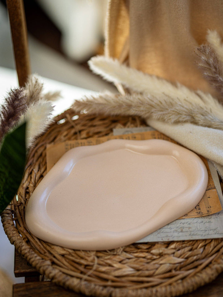 MySunshineCandless - Irregular Oval Cloud Trinket Tray,Coffee Table Tray,Catch Al