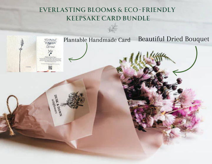 BUNDLE: Everlasting Blooms & Eco-Friendly Keepsake Card